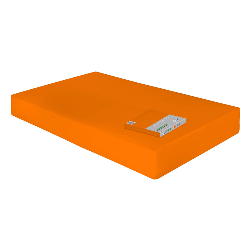 Bio Jersey Spannbetttuch Papaya